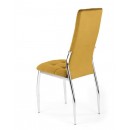 Стул HALMAR K416 горчичный/хром